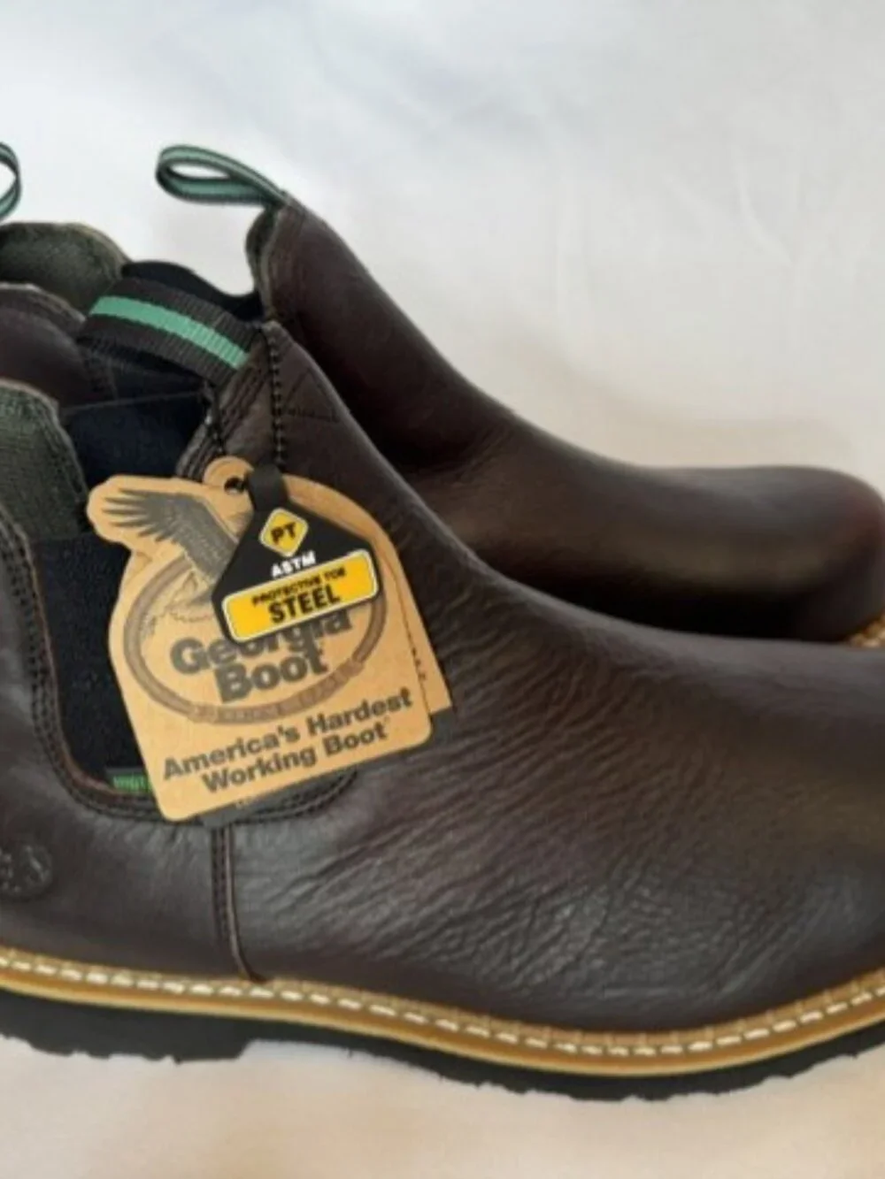 Georgia Giant High Romeo Waterproof Steel Toe Boot Sz 14